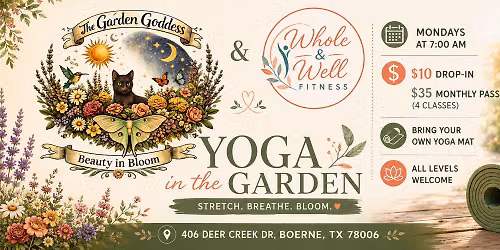 \ud83c\udf3f Yoga in the Garden \ud83c\udf3f