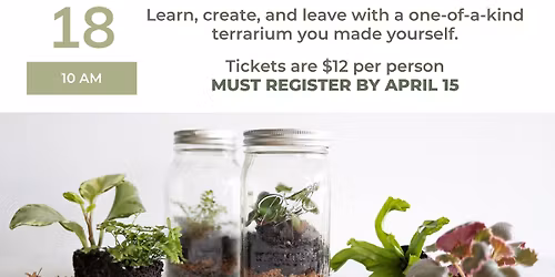 Jubilee\u2019s DIY Terrarium Workshop \ud83e\udeb4