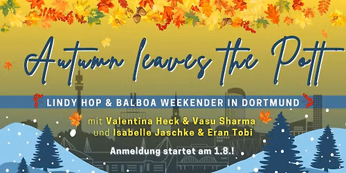 AUTUMN LEAVES THE POTT 2025 - Lindy Hop & Balboa Weekender