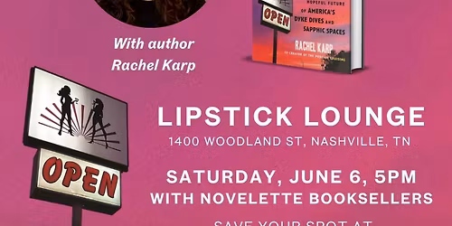 The Lesbian Bar Chronicles - Book Launch