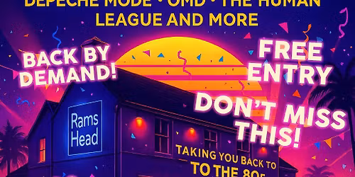 SYNTHIAN - Electro 80s Synth Pop Duo Back at THE RAMS HEAD INN, LOWTON