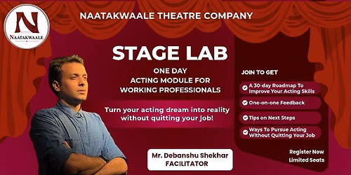 STAGE LAB: Acting Module for Working Professionals