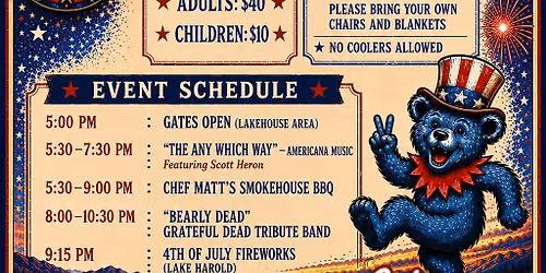 Owl Americana - 4th of July at Owl's Nest Resort