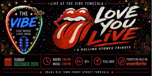 A ROLLING STONES TRIBUTE~ LOVE YOU LIVE!