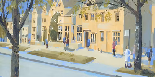 Cotswold Village Scene Mixed Media Workshop with Claire Henley