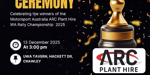 2025 RallyWA Awards Presentations