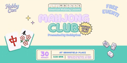 FREE Mahjong Club: Presented by HobbyCon