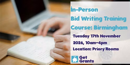 In-Person Bid Writing Training Course - Birmingham