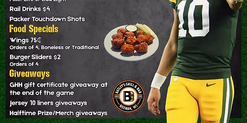 \ud83e\uddc0 Ravens at Packers \u2013 GB Gameday at Batley\u2019s!