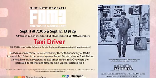 Taxi Driver | FOMA FILM SERIES