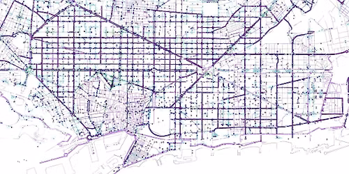 Cycling guided tour. Intersections and cycling exceptions in the Cerd\u00e0 grid