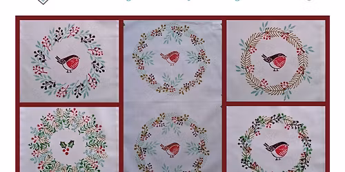 Christmas Linens Block Printing Workshop