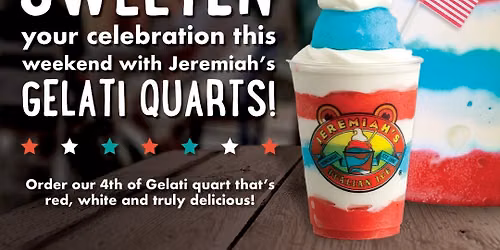 July 4th @ Jeremiah's - 4X Points ALL DAY LONG 