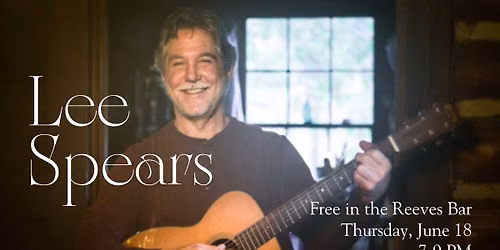 Lee Spears FREE at the Reeves