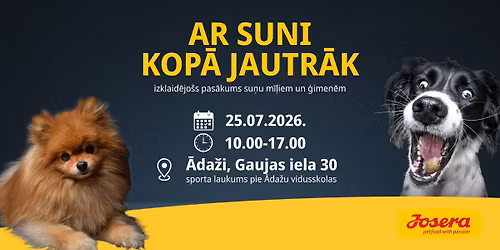 \u201cAr suni kop\u0101 jautr\u0101k\u201d \u2013 izklaid\u0113jo\u0161s pas\u0101kums \u0123imen\u0113m un su\u0146u m\u012b\u013cot\u0101jiem