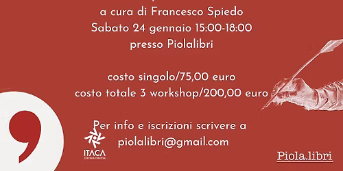 Workshop "Dove Siamo" a cura di Francesco Spiedo