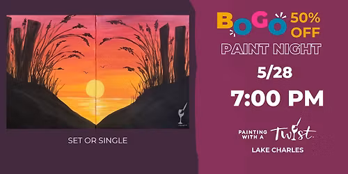 BOGO 50% Off Paint Night