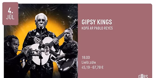 GIPSY KINGS. Kop\u0101 ar Pablo Reyes