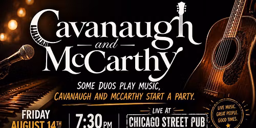 Cavanaugh & McCarthy Live at Chicago Street Pub