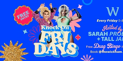 Knock-off Fridays | Every Friday + Free Drag Bingo!