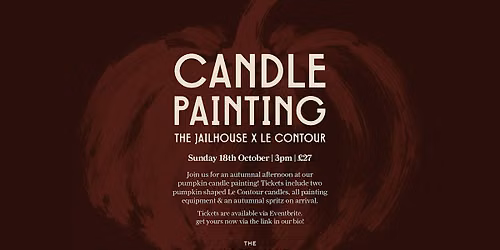 Autumn Candle Painting Workshop