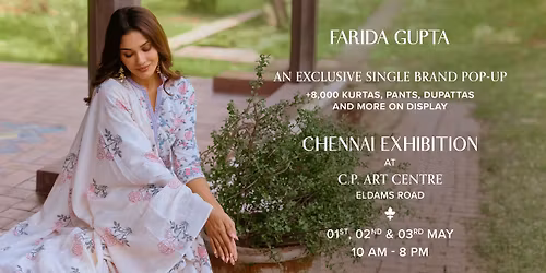 Farida Gupta | Chennai Exhibition \ud83d\udecd\ufe0f