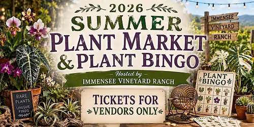 2026 Summer Plant Event & Bingo