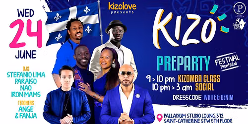 KIZO Pre Party | Palladium | St-Jean 