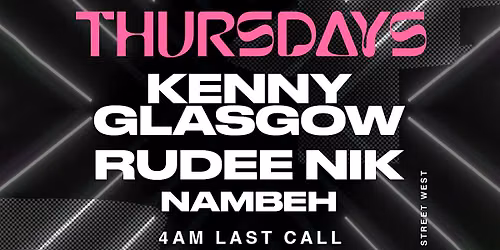 THC Presents: Thursdays - Kenny Glasgow (Weekly)