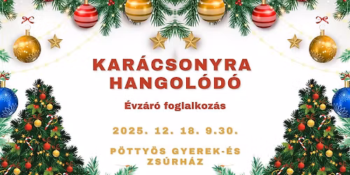 Kar\u00e1csonyra hangol\u00f3d\u00f3 - \u00c9vz\u00e1r\u00f3 foglalkoz\u00e1s \ud83c\udf84