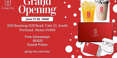 FREE DRINKS: Gong cha Portland Grand Opening