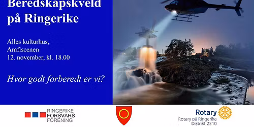 Beredskapskveld p\u00e5 Ringerike