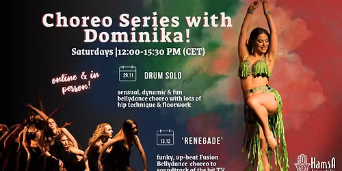 Drum Solo & Fusion Bellydance \u2605 Seria Choreograficzna z Dominik\u0105! \u2605 Choreo Series with Domi! 