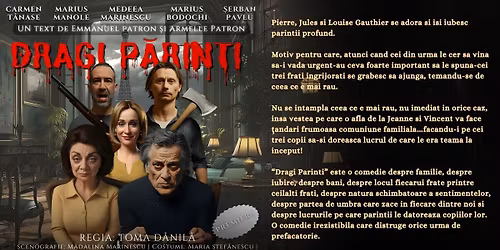 DRAGI PARINTI \/\/ TEATRUL NATIONAL IASI \/\/ 29 OCTOMBRIE