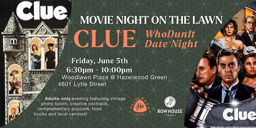 Adult Movie Night on the Lawn: Clue