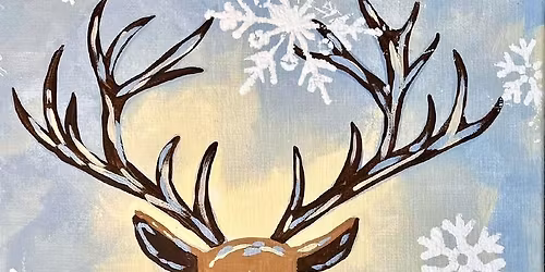 Winter Deer Paint Party