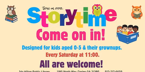 Kids Storytime (Saturdays)