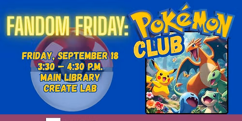Fandom Friday: Pok\u00e9mon Club
