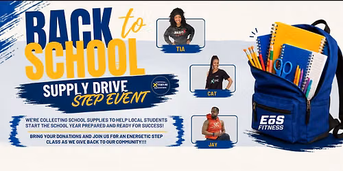 Back-to-School Step & Supply Drive