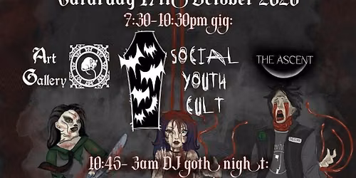 Social youth Cult \/ Art Gallery\/ The Ascent plus Eden evict Evict - New Blood