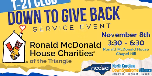 T21 Club - Down to Give Back Event