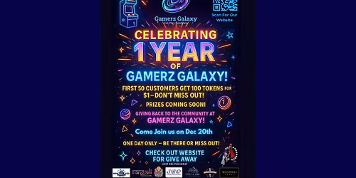 1 year celebration at Gamerz Galaxy