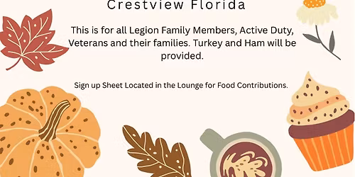 American Legion Thanksgiving Meal