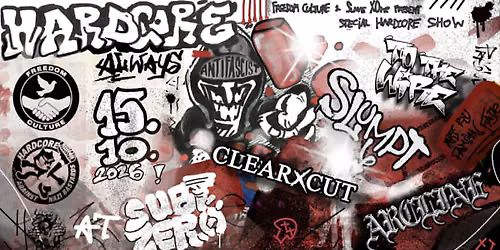 SLUMPT (usa), ARCLINE (usa), CLEARXCUT (de), TO THE WIRE (de)
