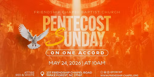 Pentecost Sunday: On One Accord 