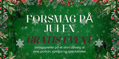 Forsmag p\u00e5 julen - GRATIS event