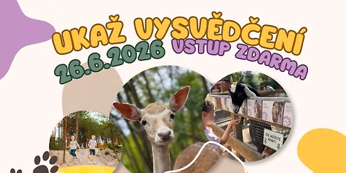 Uka\u017e vysv\u011bd\u010den\u00ed ve Farmaparku u Toma