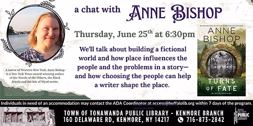 Building a Fictional World: A Chat With Anne Bishop