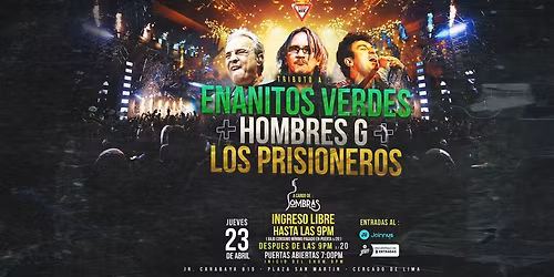 \ud83d\udd25\ud83c\udfb8 TRIBUTO A LOS ENANITOS VERDES + HOMBRES G + LOS PRISIONEROS \ud83c\udfb8\ud83d\udd25