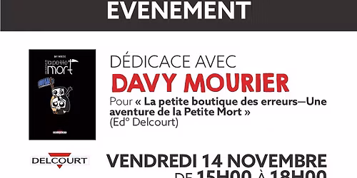 Rencontre avec Davy Mourier - Librairie B\u00e9D\u00e9rama